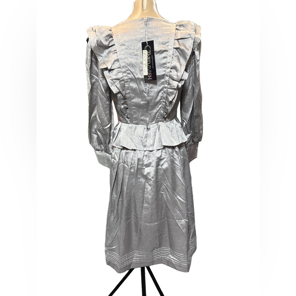 NWT Elegant Silver/Gray Women's Dress - Picture 3 of 8